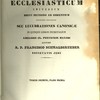Jus ecclesiasticum universum brevi methodo ad discentium utilitatem explicatum seu lucubrationes canonicae in quinque libros decretalium Gregorii IX pontificis maximi