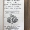 Instructions familières pour les dimanches et fêtes de l'année.