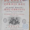 De cultu sacrosancti cordis Dei ac nostri Domini Jesu Christi in Variis Christiani orbis provinciis jam propagato