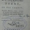 La Dunciade, poème, en dix chants