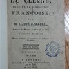 Histoire du clergé pendant la Révolution françoise