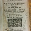 Theologia moralis antehac ex probatis auctoribus breviter concinnata à R.P. Herm. Busenbaum ...