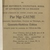 Abrégé du catéchisme de persévérance ou exposé historique, dogmatique, moral et liturgique de la religion depuis l’origine du monde jusqu’à nos jours