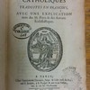 Épistres catholiques, traduites en françois, avec une explication tirée des SS. Pères & des auteurs ecclésiastiques