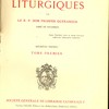 Institutions liturgiques