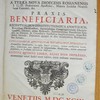 Pyrrhi Corradi a Terra Nova ... Praxis beneficiaria, recentioribus constitutionibus Apostolicis, Rotalibus decisionibus, sacrarumque Congregationum Declarationibus, Decretis, atque responsis, summorumque Pontificum Gratiis, ac Datariæ, & Cancellariæ Apostolicæ Supplicationum, atque Bullarum formulis..., addito quinto libro, alias non impresso, accuratèque veteri indici novo inserto ...