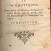 Mémoires chronologiques et dogmatiques, pour servir à l'histoire ecclésiastique depuis 1600 jusqu'en 1716, avec des réflexions & des remarques critiques