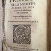 Excellent traicte de la mortification de nos passions & affections [des-ordonnees].