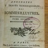 Dictionnaire des portraits historiques, anecdotes et traits remarquables des hommes illustres