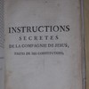 Instructions secrètes de la Compagnie de Jésus, tirées de ses constitutions