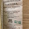 Instruction familiere, pour bien gaigner le jubile
