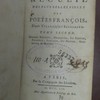 Recueil des plus belles pièces des poëtes françois, depuis Villon jusqu'à Benserade