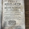Codex regularum quas sancti patres monachis et virginibus sanctimonialibus servandas praescripsere