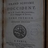 Histoire du grand schisme d'Occident