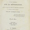 Discussion amicale sur l'Église anglicane et en général sur la réformation dédiée au clergé de toutes les communions protestantes, et rédigées en forme de lettres