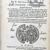 Memoires mathematiques, recueillis et dressez en faveur de la noblesse françoise