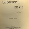 La doctrine de vie