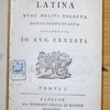 Io. Alb. Fabricii Bibliotheca Latina
