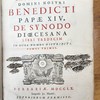 Sanctissimi domini nostri Benedicti papæ XIV, De synodo dioecesana libri tredecim in duos tomos distributi