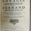 Les voyages advantureux de Fernand Mendez Pinto