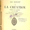 Le récit de la Création