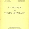 La Pratique des tests mentaux : Atlas