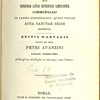 De constitutione apostolicae sedis qua censurae latae sententia limitantur commentarii ex latinis ephemeridibus, quibus titulus acta sanctae sedis excerpti