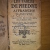 Les fables de Phedre affranchy d'auguste, traduites en Français avec le Latin à côté : utiles aux Ecoliers pour bien entendre la langue Latine et traduire en Français, avec les espaces entre les lignes pour écrire et servir de feüilles