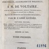 Lettres de quelques Juifs portugais, allemands et polonois, à M. de Voltaire, avec un petit commentaire extrait d'un plus grand, à l'usage de ceux qui lisent ses Oeuvres