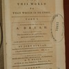 The pilgrim's progress from this world to that which is to come, delivered under the similitude of a dream, wherein is discovered the manner of his setting out, his dangerous journey, and safe arrival at the desired country