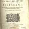 Commentaire littéral sur tous les livres de l'Ancien et du Nouveau Testament