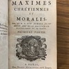 Maximes chrétiennes et morales