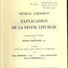 Explication de la divine liturgie