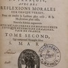 Le nouveau testament en françois, avec des reflexions morales sur chaque verset, pour en rendre la lecture plus utile, et la meditation plus aisée
