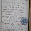 Retraite spirituelle, ou, Conduite d'une âme qui aspire à la perfection dans l'état religieux & séculier