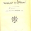 Chronologia vitae christi