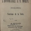 L'honorable A.-N. Morin