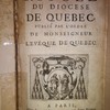 Rituel du diocèse de Québec