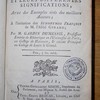 Synonymes latins, et leurs différentes significations, avec des exemples tirés des meilleurs auteurs, à l'imitation des synonymes françois de M. l'Abbé Girard