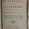 Traité de l'attaque et de la défense des places