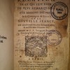 Relation de ce qui s'est passé de plus remarquable aux missions des peres de la Compagnie de Jesus, en la Nouvelle France, aux années 1665 et 1666 : envoyée au R. P. Jacques Bordier provincial de la province de France