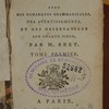 Œuvres de Molière, avec des remarques grammaticales, des avertissemens, et des observations sur chaque piéce