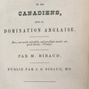 Histoire du Canada et des canadiens, sous la domination anglaise