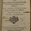 Théologie payenne, ou Sentimens des philosophes & des peuples payens les plus célebres, sur Dieu, sur l'ame & sur les devoirs de l'homme