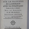 Entretiens de Phocion, sur le rapport de la morale avec la politique