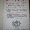 Les oeuvres de Me Jean Bacquet augmentées de plusieurs questions, décisions & arrêts des cours souveraines de France