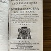 Conférences ecclésiastiques du diocèse d'Angers, sur les états, tenues pendant l'année 1760 et les suivantes
