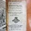Tragédies de monsieur Campistron