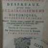 Oeuvres de Nicolas Boileau Despréaux, avec des éclaircissemens historiques donnez par lui-même ;