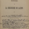 Histoire de la seigneurie de Lauzon
